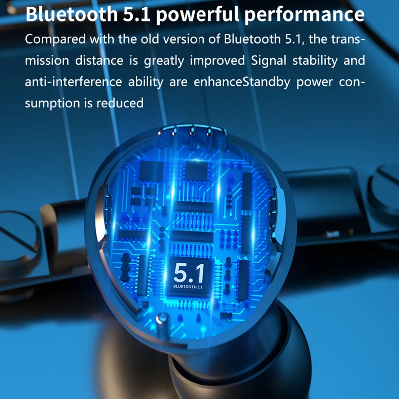 TWS Wireless Headphone with Microphone M5 Bluetooth Earphone HiFi Stereo Sports Headset 3D Touch Control Earbuds for Smartphone |