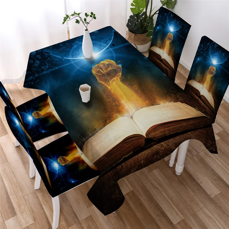 BeddingOutlet книги скатерть Сова 3D печать обеденный стол ткань красочные яркие животные скатерти со стулом Чехлы для домашнего декора