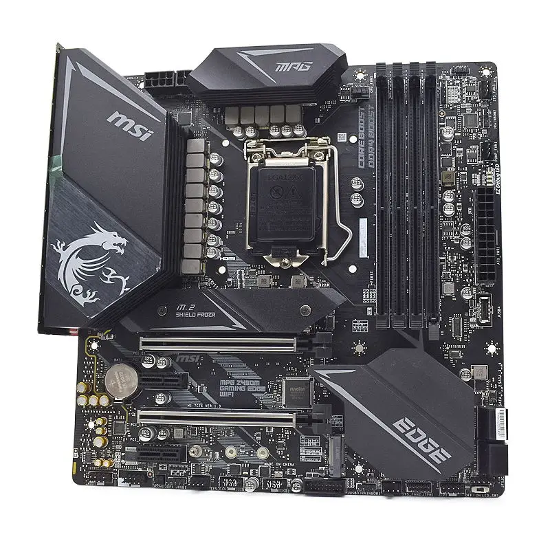 msi mpg z490m gaming edge wifi lga 1200 intel z490 mining motherboard ddr4 128gb 4000mhz memory 10900k 10700k cpus m 2 pci e 3 0 free global shipping