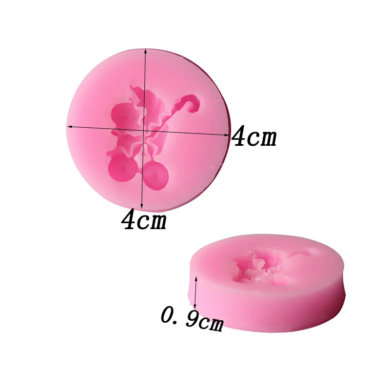 Силиконовая форма для детской коляске украшения торта в виде фондана