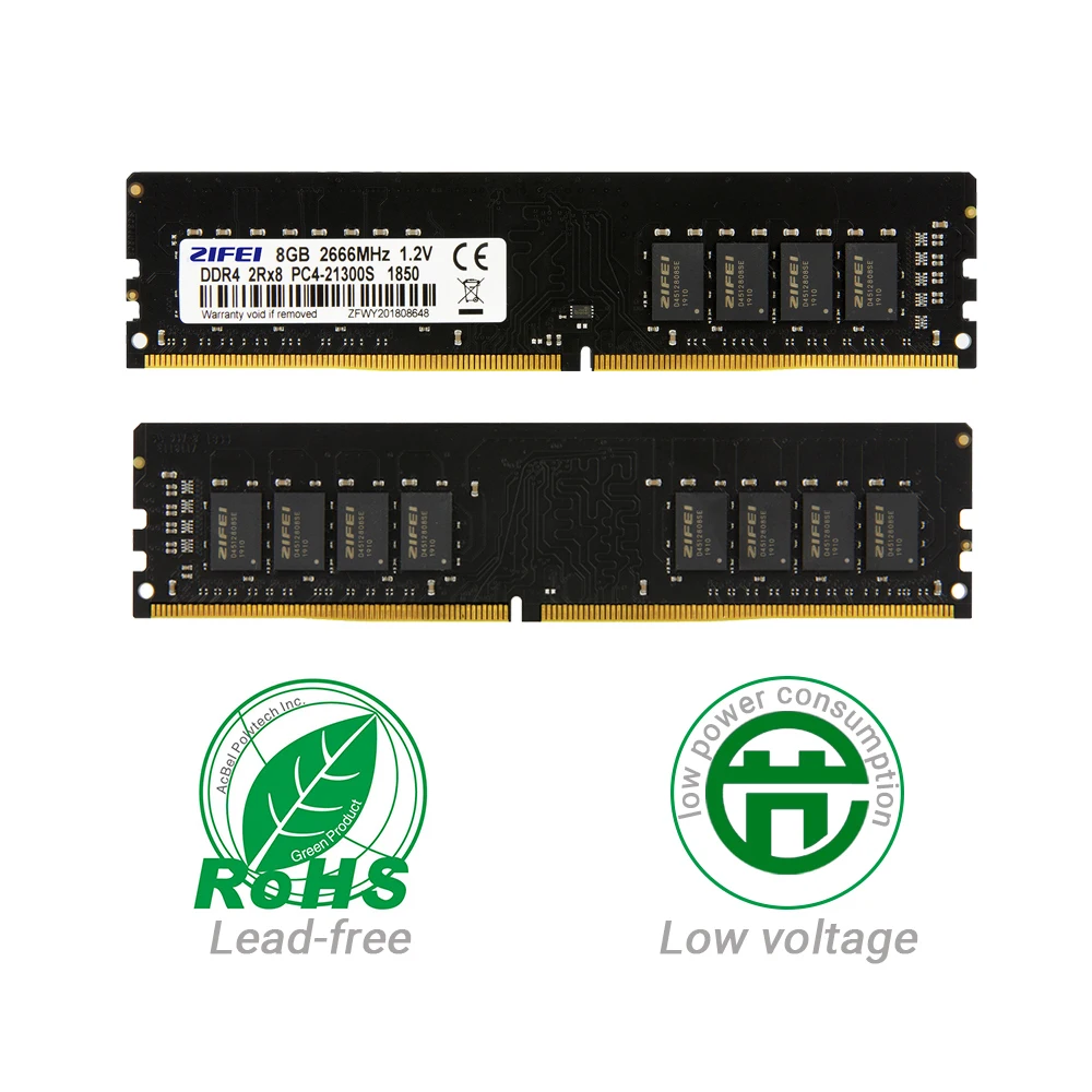 DDR4 RAM 8GB 2666MHZ/2400MHZ/2133MHZ 1 2 v 288Pin настольный компьютер память UDIMM NON ECC Intel/AMD поддержка