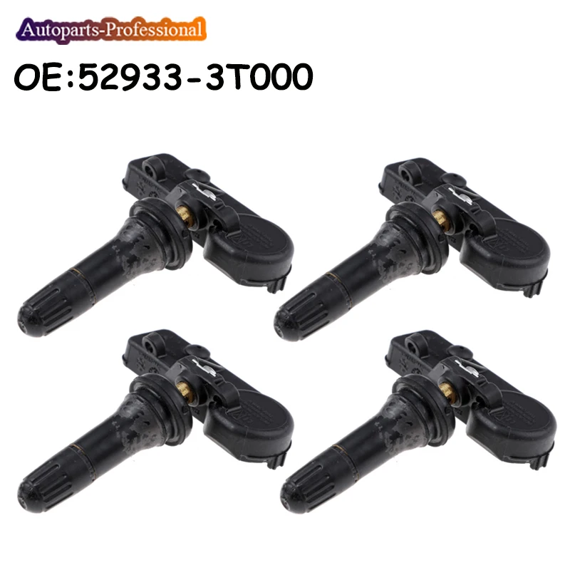 Датчик контроля давления в шинах TPMS 52933-3T000, 529333T000, 4 шт./лот