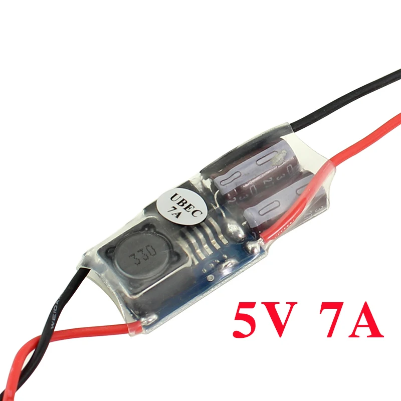 5V 7A UBEC UBEC 3A 5V 5A 7A приемник источник питания RC Servo BEC бесщеточный ESC внешний тип BEC UBEC Поддержка 2-6S - Цвет: 5V 7A UBEC