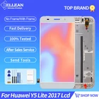 Catteny 5,0 дюймов Y5 Lite 2017 дисплей для Huawei Y3 2017 ЖК Сенсорная панель экран дигитайзер Y3 2018 в сборе с рамкой