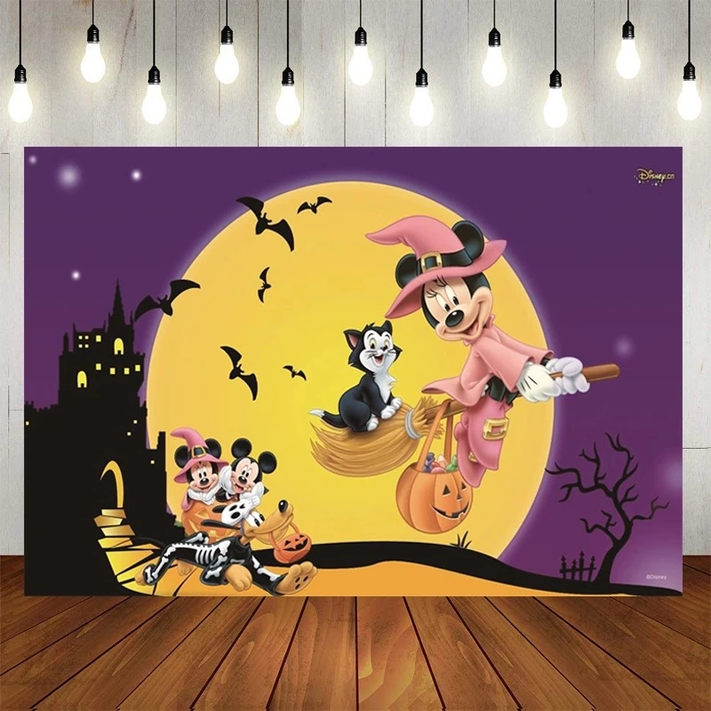 Фоны для вечерние съемки с Микки/Минни Маусом на заказ украшения детской