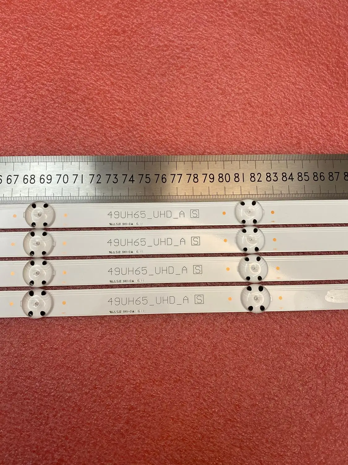 

New 5set=40 PCS LED backlight strip for 49inch LG TV 49UH65_UHD_A B SSC_49inch_UHD_B A