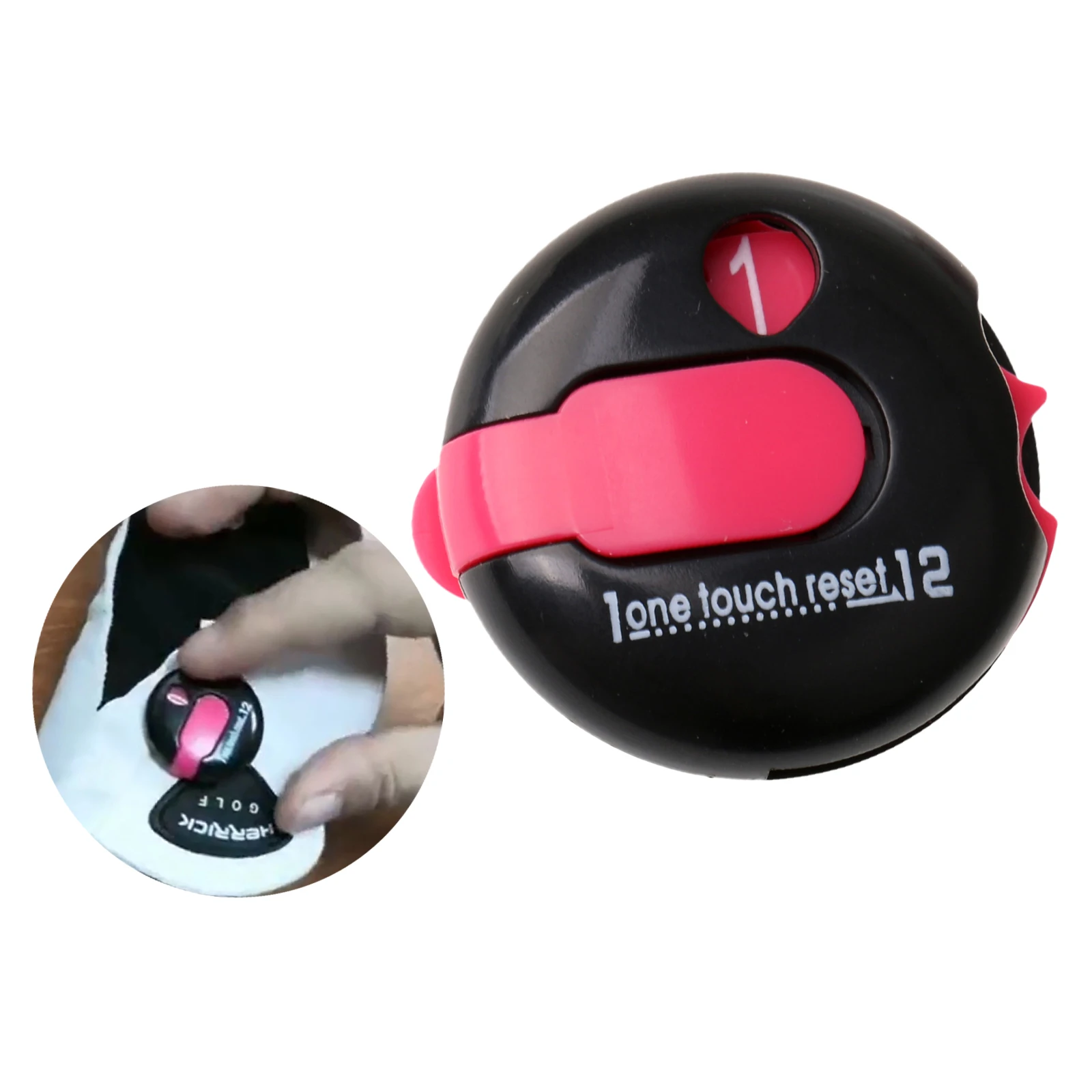 Durable Mini Golf Stroke Counter Clip-on One Touch Reset Score Scoring Counting Tool 12 Shots Scorekeeper | Спорт и развлечения