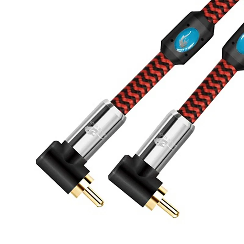 Цифровой коаксиальный аудиокабель RCA штырь для сабвуфера усилителя динамика AV