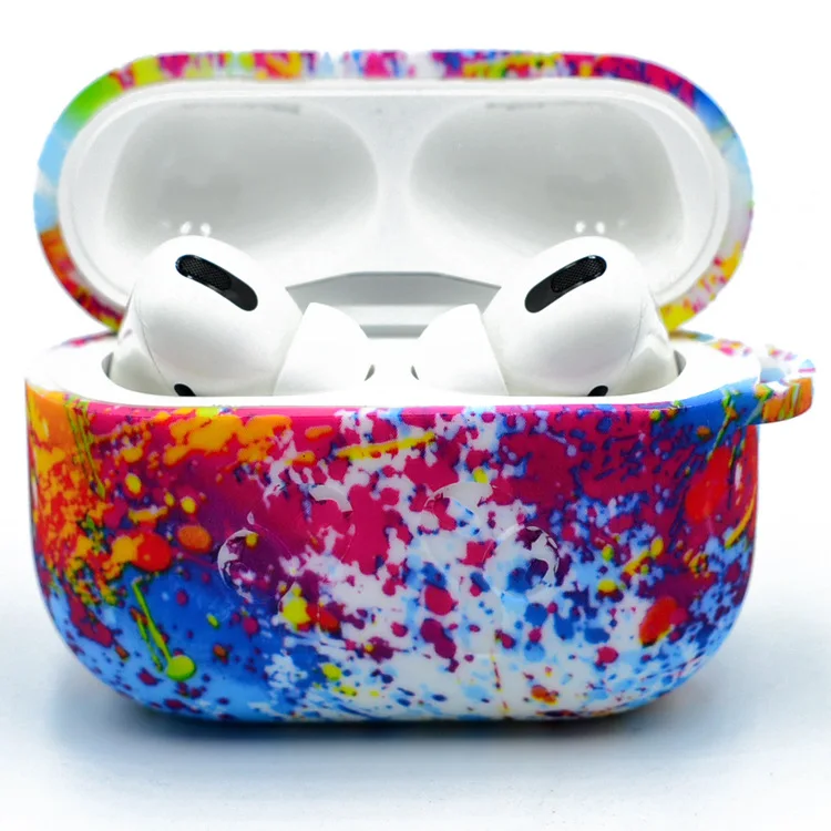A 1 шт. силиконовый Bluetooth беспроводной чехол для наушников для AirPods Pro защитный чехол Аксессуары для Apple Airpods зарядная коробка - Цвет: A