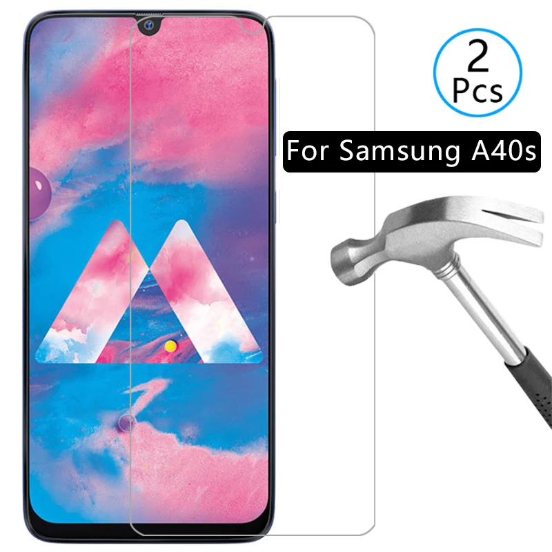 

case for samsung a40s cover tempered glass on galaxy a40 s a 40s phone coque protective samsun samsumg sansung safety 6.4 inch
