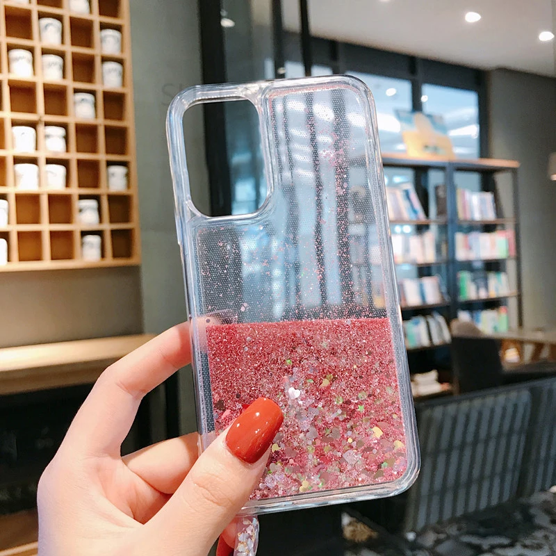 glitter stars quicksand phone case for xiaomi redmi note 9 8 11 pro 9s 11t poco x3 nfc m4 mi 10t pro 11 lite 5g ne soft cover free global shipping