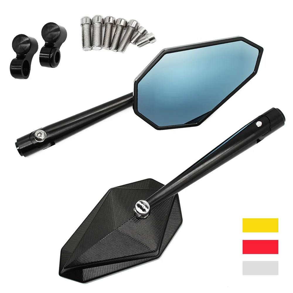 Универсальное боковое зеркало заднего вида для мотоцикла 8 мм и 10 мм для Sportcity Pegaso 650 750 SXV450 SXV550 CR150 MANA850 MANA850GT