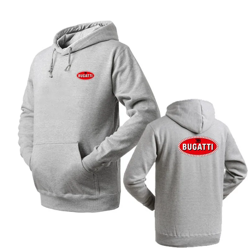 

2021 Brand Clothing Bugatti logo Fashion pullover Hoodie New Casual Men Hoodies Sweatshirts Printed Pullover Hoodie Cotton