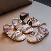 kids sandals 2021 new summer girls shoes children pu butterfly comfortable rubber beach princess sandals baby toddler kids shoes
