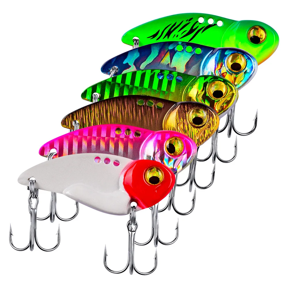 

Metal Mini VIB Spoon Spinner Sequin Lure 5-8-14-20g Artificial Hard Bait Crankbait VIB Spin Lure Sinking Fishing
