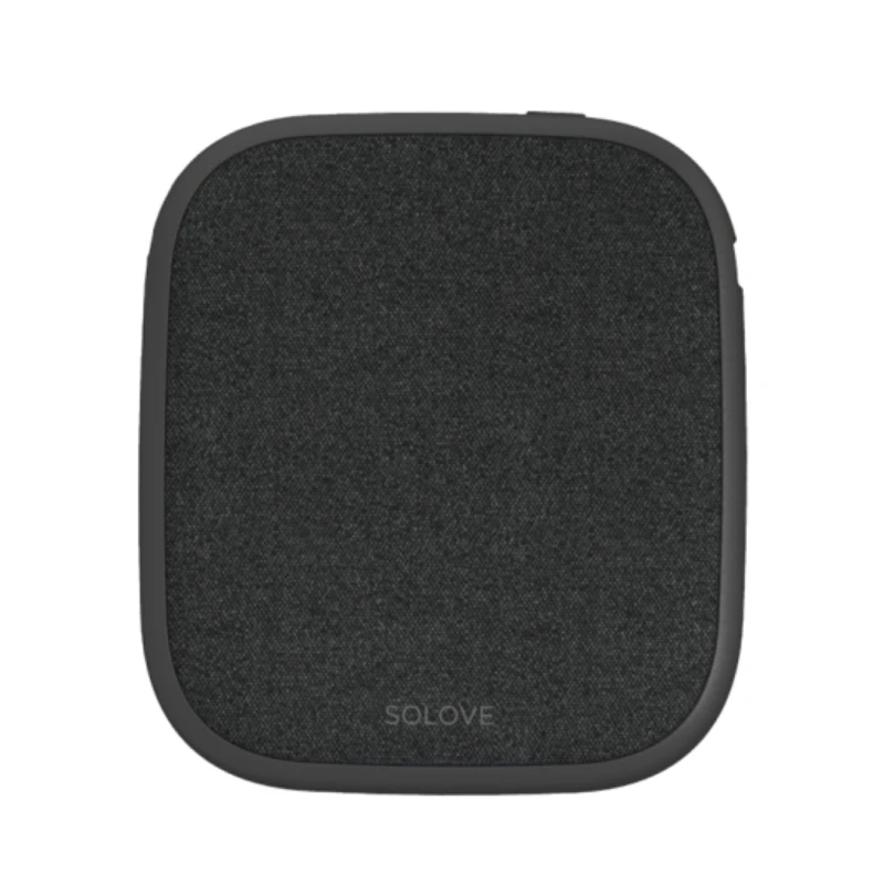 Xiaomi Solove 10000 мАч, беспроводное Qi зарядное устройство, двойной Usb внешний аккумулятор, 10000 мАч, быстрая зарядка, внешний аккумулятор для Iphone, samsung - Цвет: Black