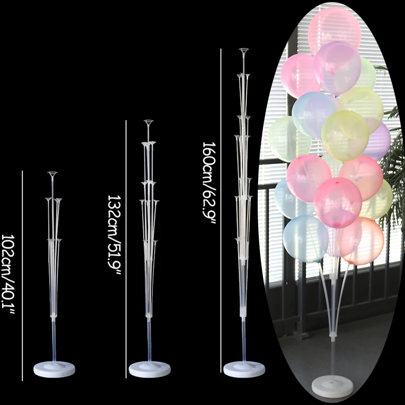

1set Balloon Stand Column Balloons Holder globos floating Support balons decor Wedding Baby Shower Party Balloons Accessories