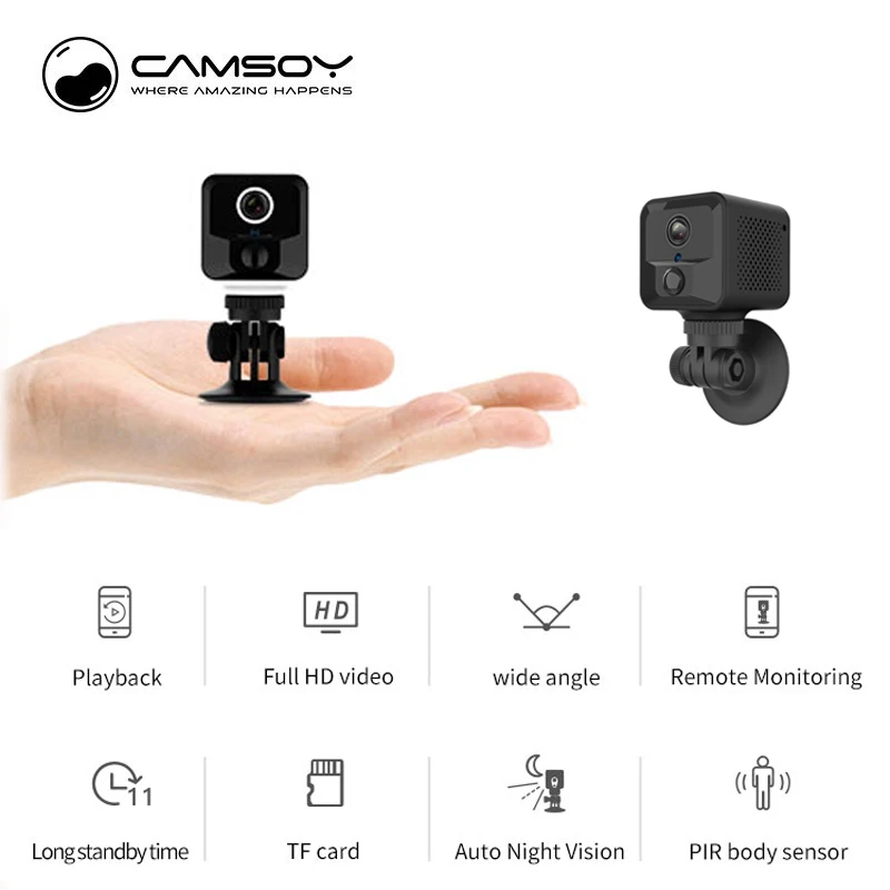 Wi Fi микро домашняя беспроводная видео CCTV мини охранное наблюдение с Wifi ip камера