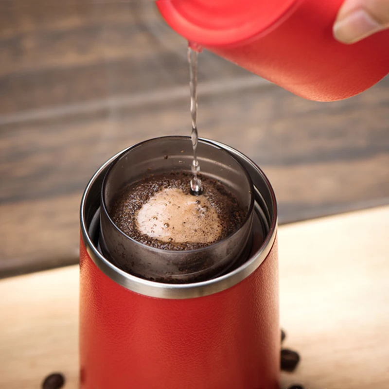 Economici 4 In 1 Portatile Manuale Di Caffè Macchina Da Caffè Smerigliatrice Mulino A Mano Pressione Macchina Per Caffè Espresso Chicco Di Caffè Smerigliatrici Premendo Bottiglia Pentola