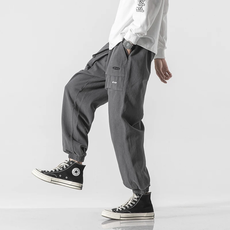 

2021 Fall Fashion Men's Folding Bag Japanese Casual Pants