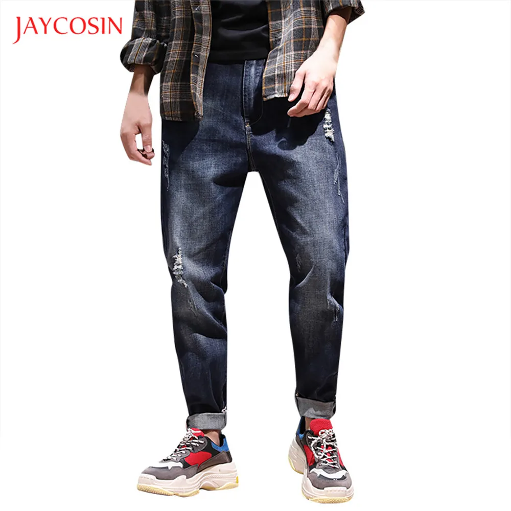 Мужские джинсы в японском стиле Jaycosin модные эластичные хлопковые джинсовые