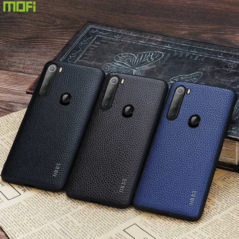 Чехол для Redmi Note 8 Pro чехол Mofi Xiaomi 8T Защитная перчатка в деловом стиле кожаный