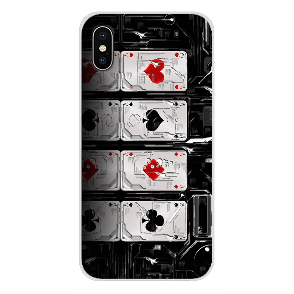 Для LG G3 G4 мини G5 G6 G7 Q6 Q7 Q8 Q9 V10 V20 V30 X Мощность 2 3 K10 K4 K8 2017 покерная колода в стиле