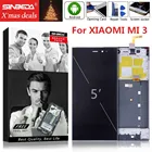 ЖК-дисплей 5,0 дюйма для XIAOMI Mi3, сенсорный экран, дигитайзер с заменой рамки TDS-CDMA WCDMA для XIAOMI Mi 3, ЖК-дисплей
