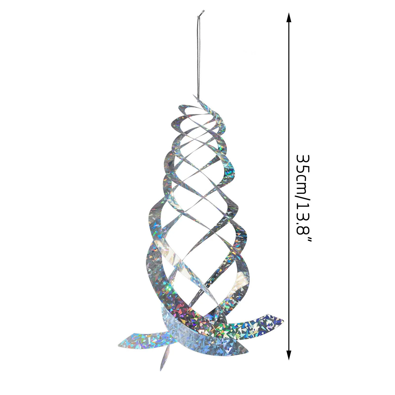 Отражатели спиральные для птиц серебристые Светоотражающие отражатели из
