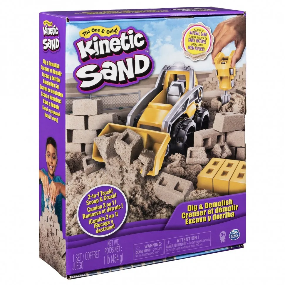 Набор для лепки Kinetic Sand Экскаватор 6044178|Пластилин| |