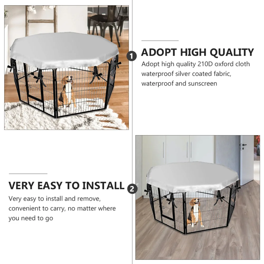 

Pet Cage Cover Waterproof Sunproof Indoor Outdoor Pet Cage Protection Cover