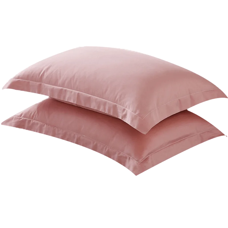 1 пара 100% хлопок 600TC наволочка для сна сплошной подушка в виде елки Чехол Длинные