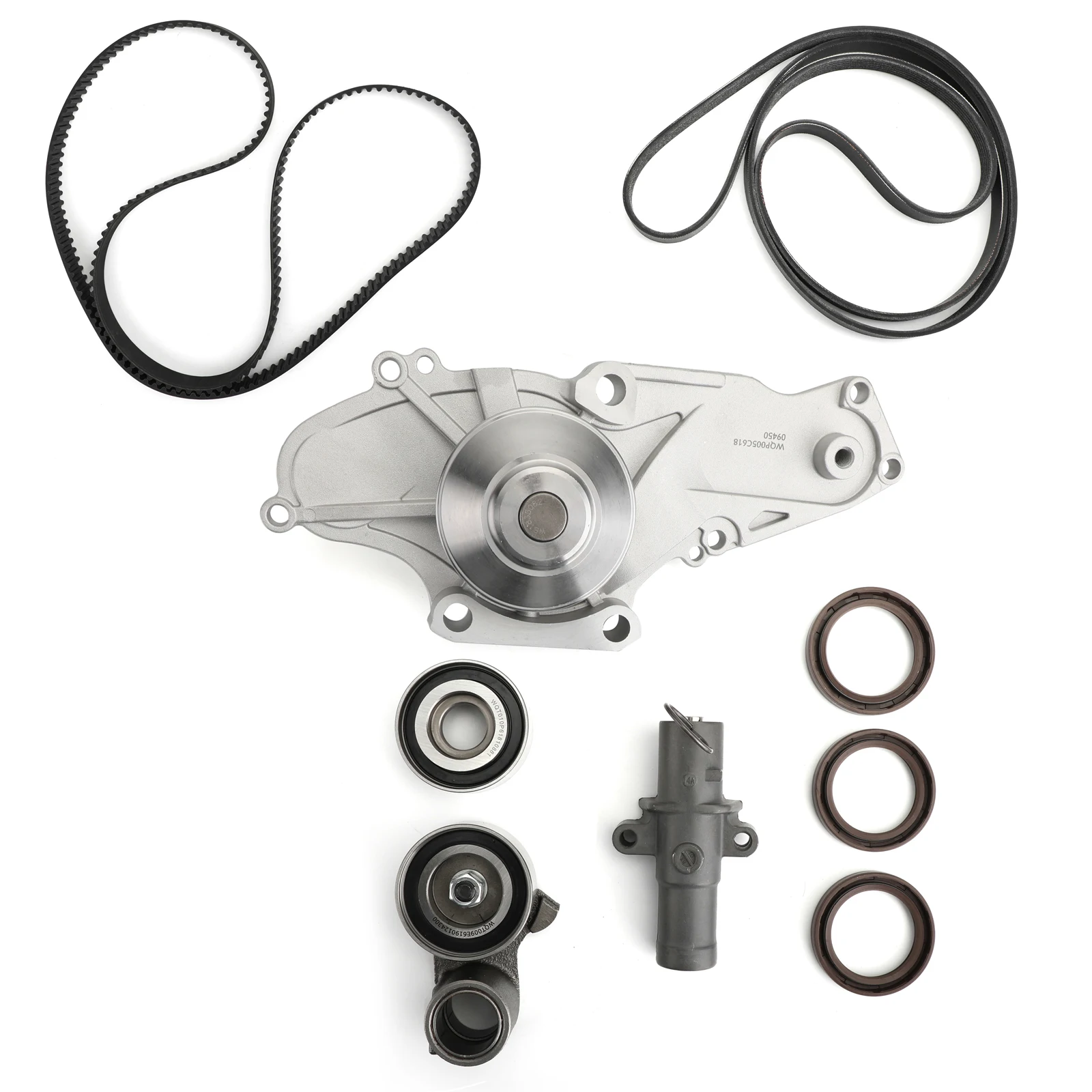 Areyourshop 14510-RCA-A01 Ремень ГРМ и набор с водяным насосом для Honda для Acura V6 03-14 Pilot 05-14 Ремень ГРМ водяной насос автозапчасти