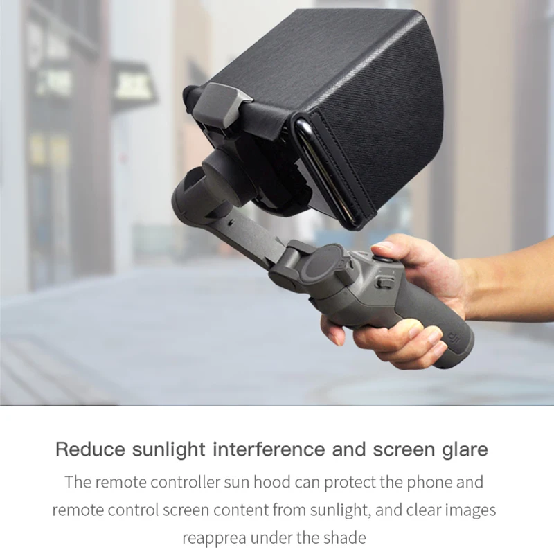 Ручной Стабилизатор для DJI Osmo Mobile 3 мобильный телефон с козырьком от солнца
