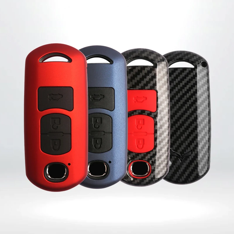 2020 чехол для ключа из АБС-углеродного волокна и силикагеля автомобиля Mazda 3/6 Axela