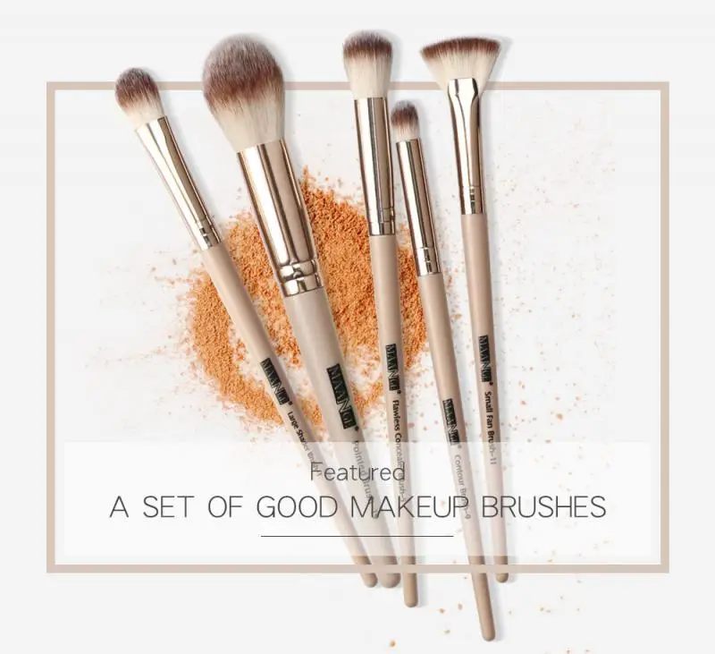 Pro 1/15/20 шт/Лот набор кистей для макияжа смешивания теней век подводка глаз бровей