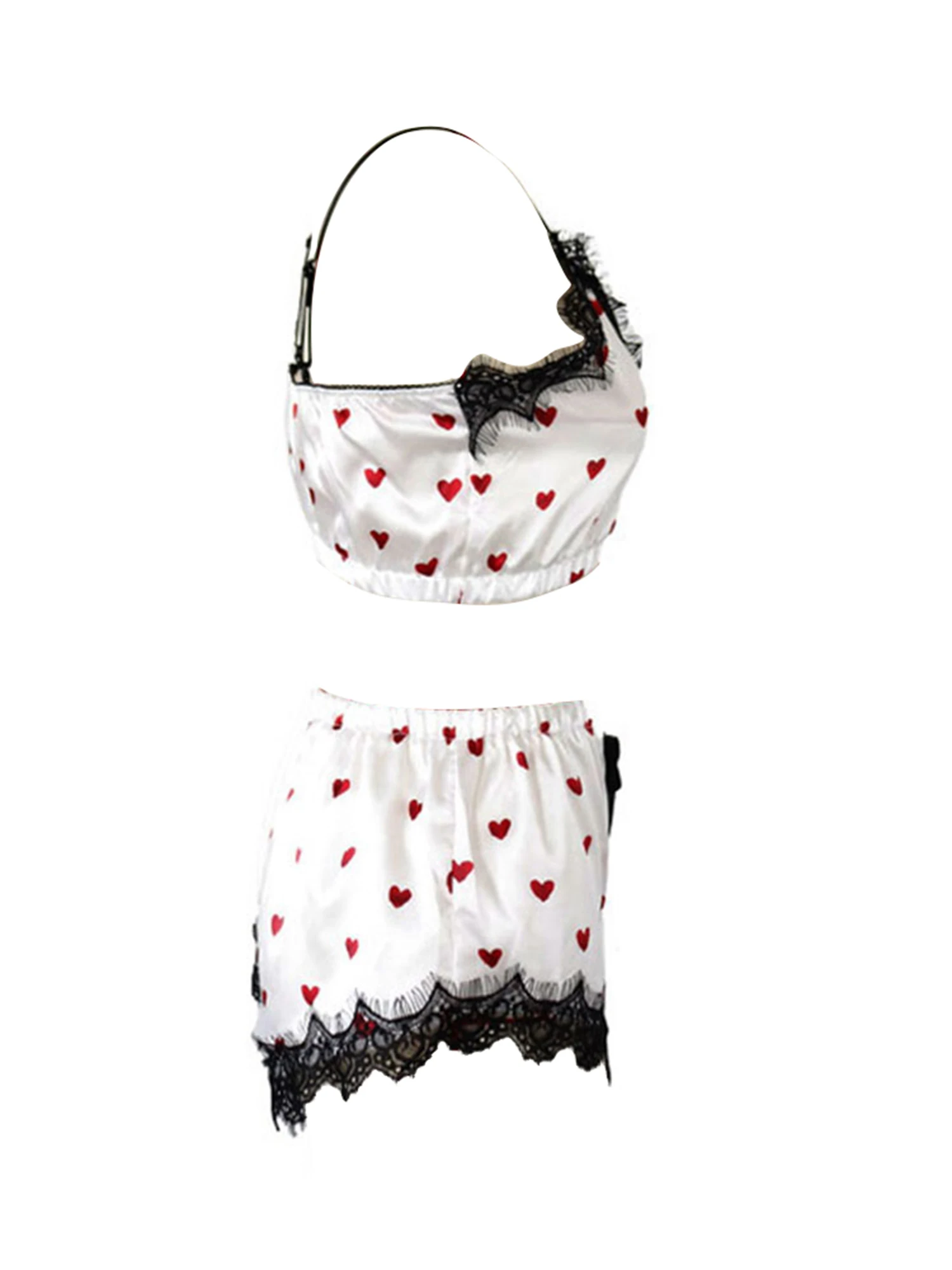 Женский комплект нижнего белья из 2 предметов кружевной топ на бретельках с