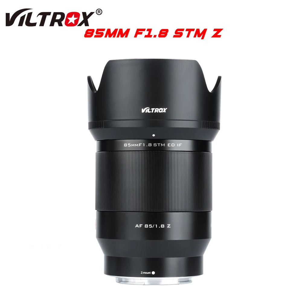 

VILTROX 85mm F1.8 Mark II STM AF Fixed Focus Lens Auto Focus Portrait Prime Lens for Camera Nikon Z-mount Z5 Z50 Z6 Mark II Z7