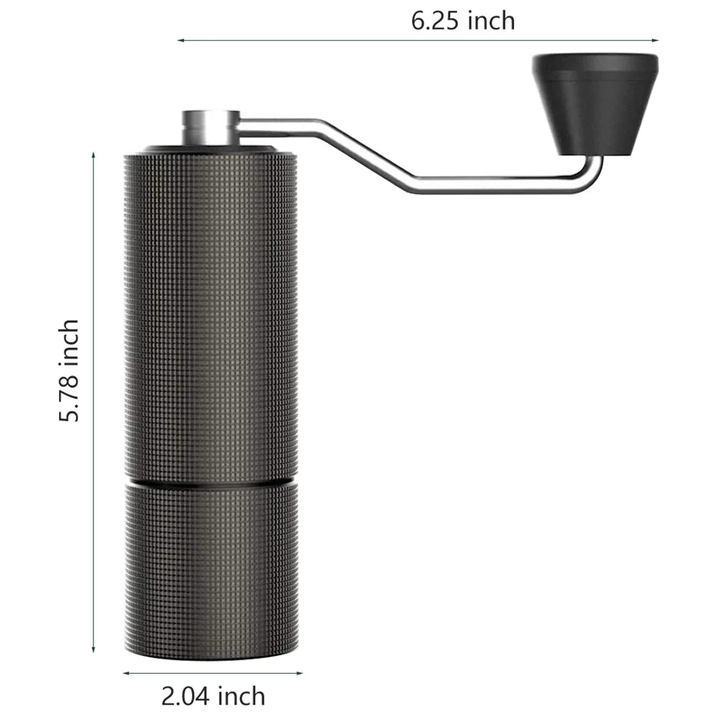 

Hand-operated Coffee Grinder Five-axis CNC Steel Grinding Core Cutting With Dual Bearing Positioning Thickness Adjuster