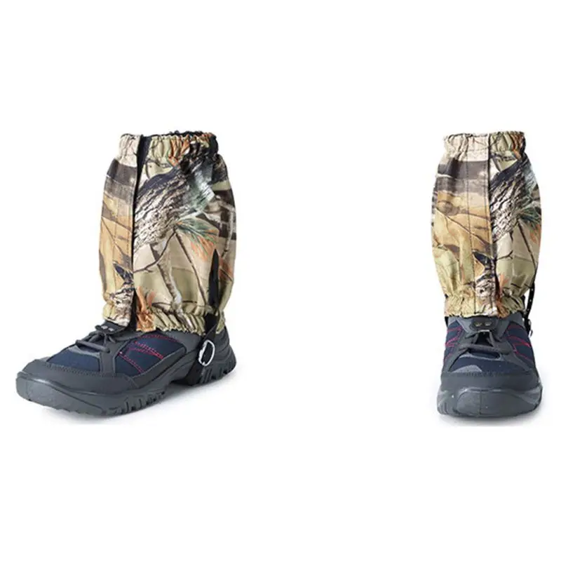 Уличная Мужская и женская камуфляжная водонепроницаемая обувь Гетры зимние