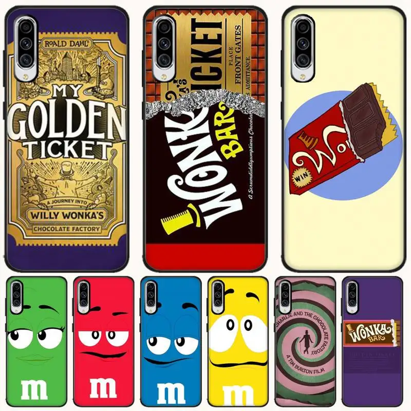 HaNismt бар wonka шоколадный черный мягкий чехол для телефона Samsung A6 6S 6Plus 7 720 750 8 PLUS 9 920