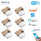 Переключатель Wi-Fi 10А для Tuya Smart life, таймер с приложением для умного дома, голосовое управление, работает с Alexa Google Home