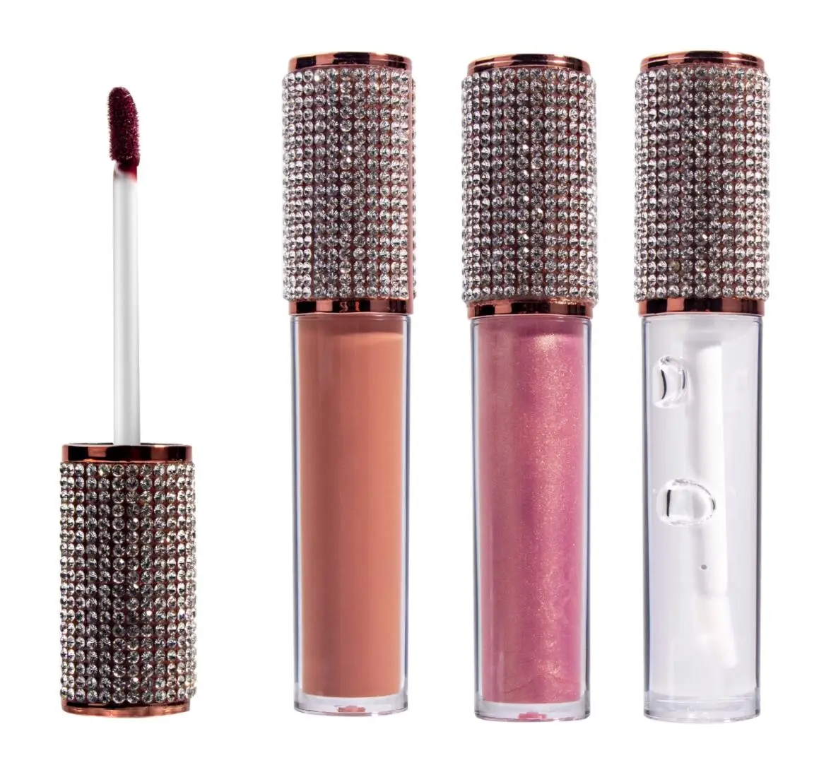 Фирменный Алмазный Блеск для губ оптовая продажа прозрачный Блестящий глянцевый