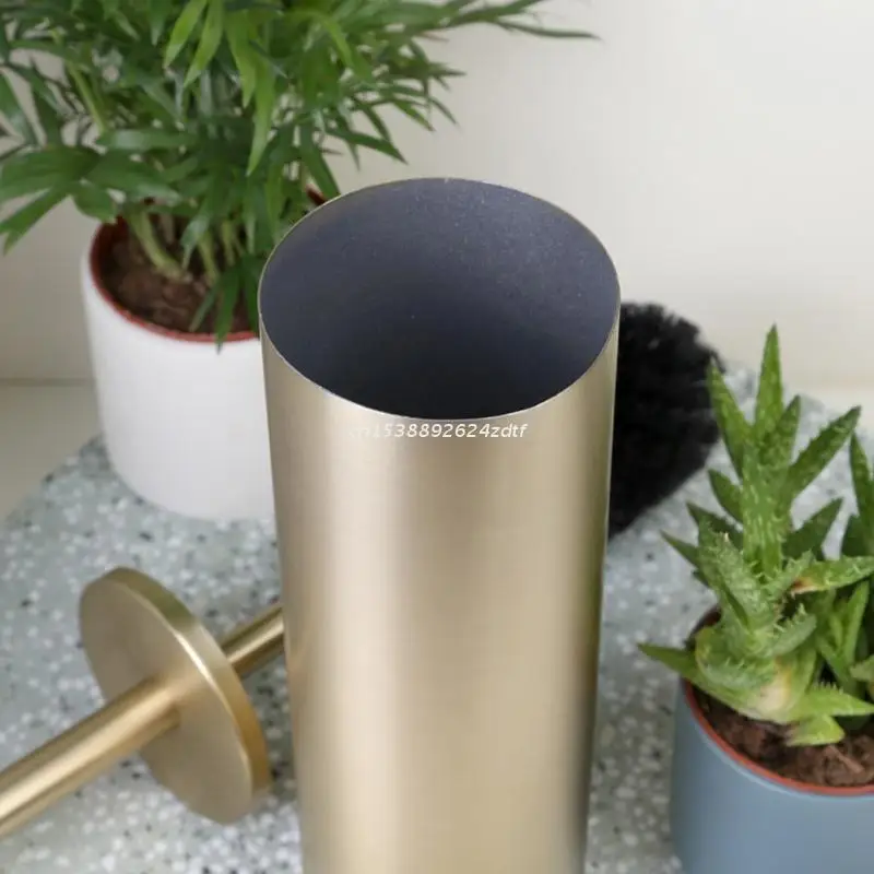 

Long Handle Floor-Type Toilet Brush with Holder Blind Angle Cleaning Brush Home Standing Quick Drying Cleaning Tools for Drop