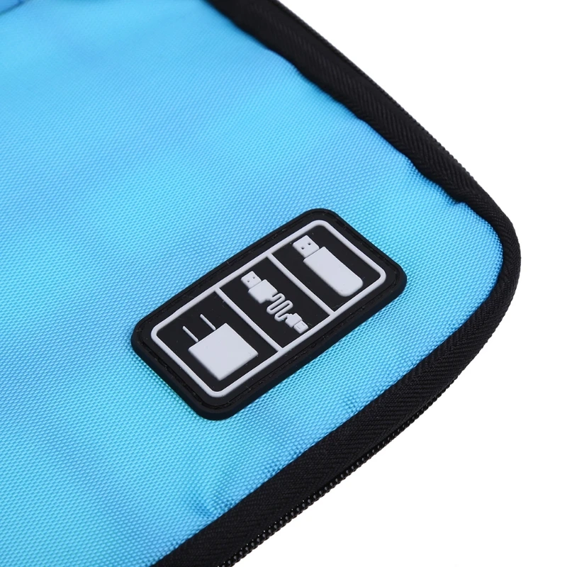 

Big Electronic Accessories Storage Bag USB Cable Charger SD Card Organizer Case