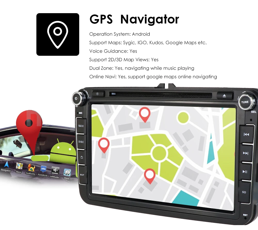 " Android 9,0 Автомобильная dvd-навигационная система для VW Volkswagen Skoda Golf 5 Golf 6 POLO PASSAT B5 B6 Jetta Tiguan dvd-плеер BT, RDS DAB