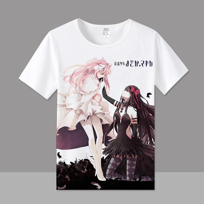 Футболка для косплея Puella Magi Madoka Magica футболка с принтом Kaname Tomoe Mami мультяшный Топ