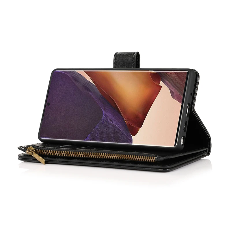 

Leather Phone Case for Samsung Galaxy Note 20 Ultra S20 Plus A50 A70 A51 A71 Note 10 Lite Flip Phone Wallet Cover Card Holder