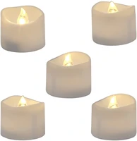 bulb battery operated flameless led tea light for seasonal and festival celebration pack of 12 electric fake candle
