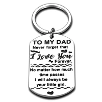 fathers day gift to my dad gifts from daughter i love you keychain for birthday christmas daddy stepdad him men from kids